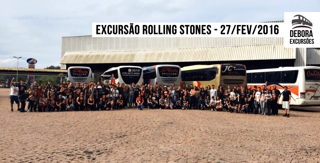 Excursão Rolling Stones 27fev
