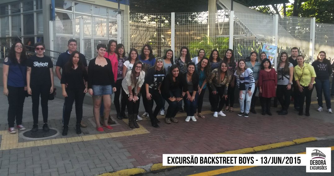 Excursão Backstreet Boys - 13 junho 2015