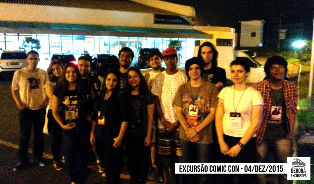 Excursão Comic Con - 04 dezembro 2015