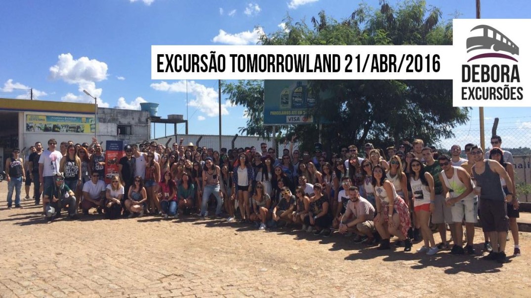 Excursão Tomorrowlando 21 abril