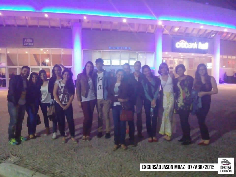 Excursão Jason Mraz - 07 abril 2015
