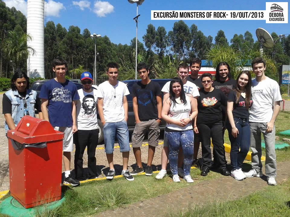 Excursão Monsters of Rock 19 10 2013