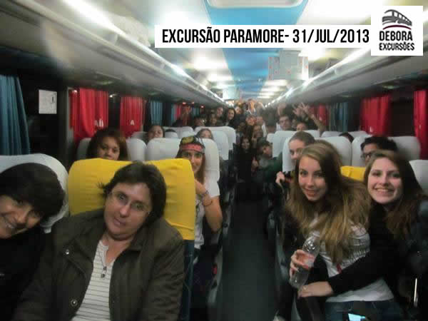 Excursão Paramore 31 07 2013