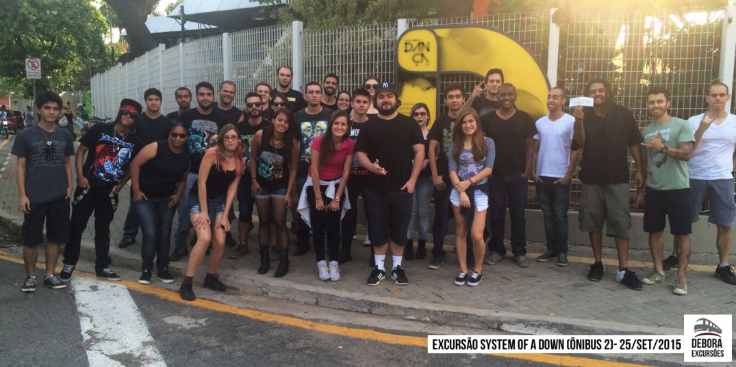 Excursão System of a Down - 25 setembro 2015 BUS 2